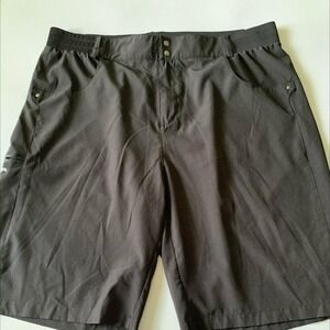 Gradual Mens Black Athletic‎ Hiking Golf Shorts XXXL Quick Dry Cargo Pockets
